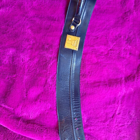 Rare Moschino Redwall Leather Belt sz 44 main image 10